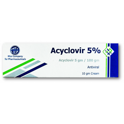 ACYCLOVIR - MISR 5% ( ACYCLOVIR ) TOPICAL CREAM 10 GM